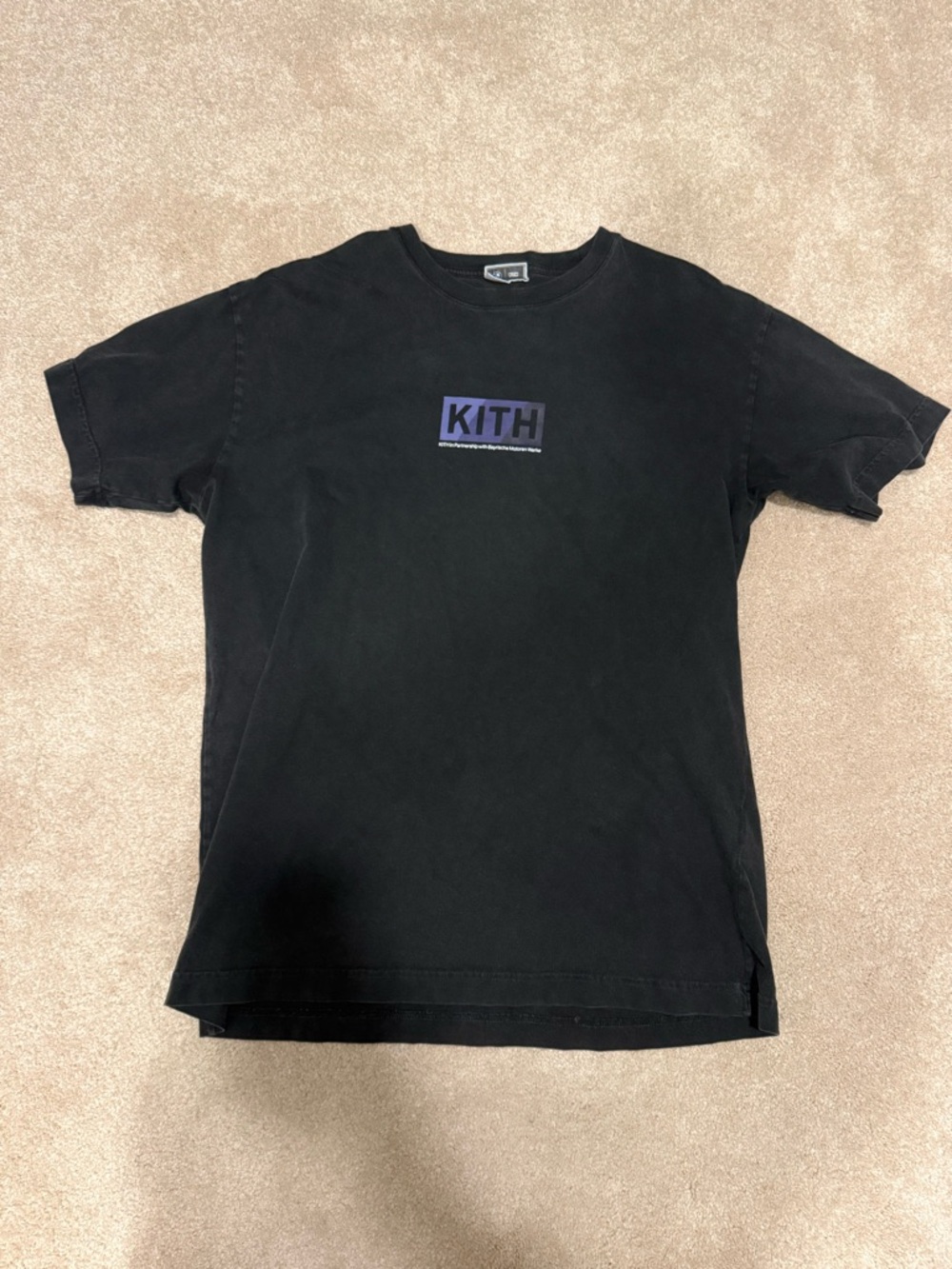 Kith BMW Black Tee with Purple Logo